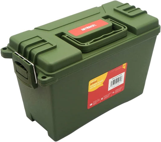 Amtech N0155 Lockable Toolbox, Weather-Resistant and Waterproof Storage Case with Twin Locking Points and 4Kg / 4.7L Capacity