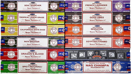 Satya 12 pack assorted pack 15 gram x 12 packs pack 1st