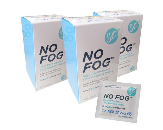 SO No Fog Anti Fog Wipes - Box of 30 (50 Boxes)